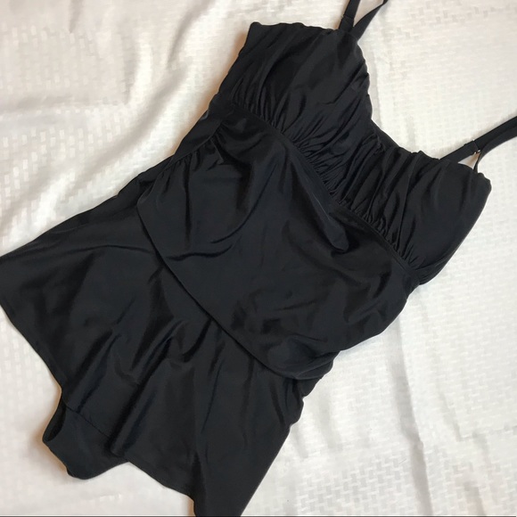 Tropical Escape Swim Tropical Escape Size 26 Black Piece Swimsuit